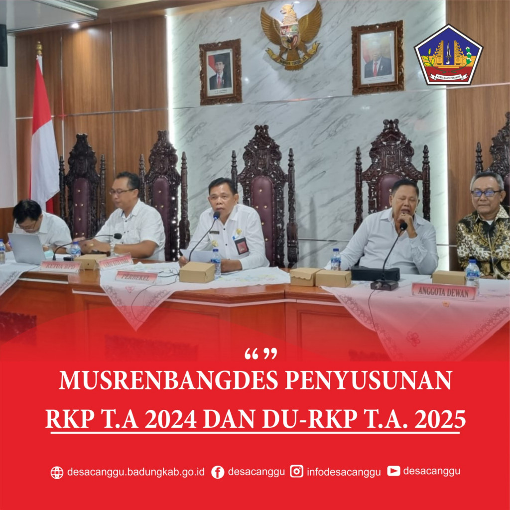 MUSRENBANGDES  PENYUSUNA RKP TAHUN ANGGARAN 2024 DAN DAFTAR USULAN RKP TAHUN 2023